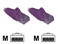 COMPUTER GEAR 20m RJ45 to RJ45 UTP CAT 5e stranded network cable [PURPLE]